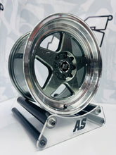 15” AS APEX - 7704  4/100 4/108 gunmetal grey wheels